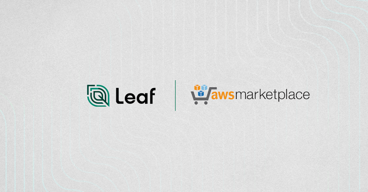 Leaf Accelerates Food and Agriculture’s Digital Transformation Through AWS Marketplace