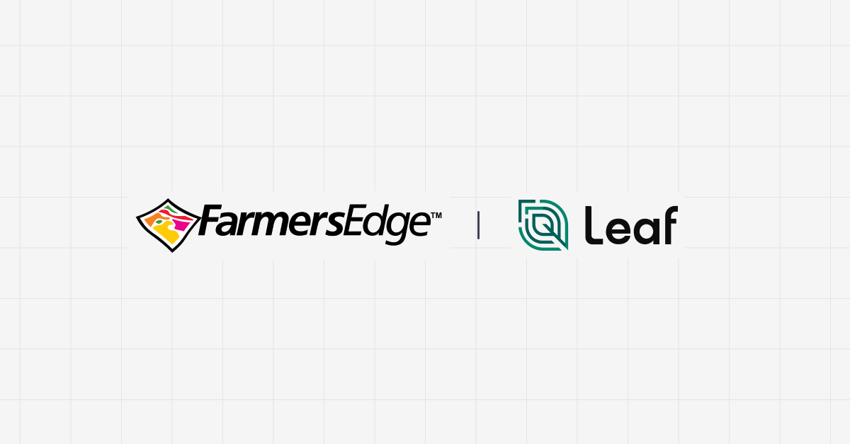 Farmers Edge and Leaf Partner to Expand Data Access to Farmers Through Unified API