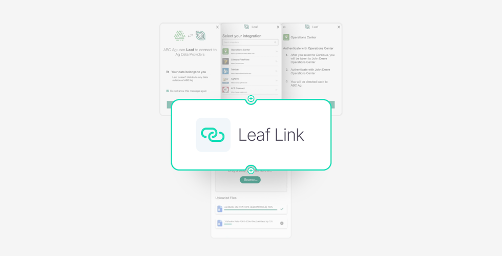 Leaf launches Leaf Link to speed-up 3rd party integration work in food & agriculture