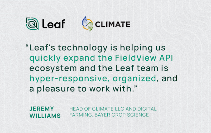 Leaf Helps Bayer Expand Their Partner Ecosystem