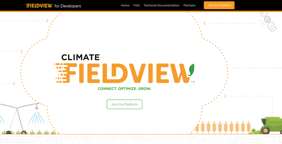 Autenticação Climate FieldView com a Leaf